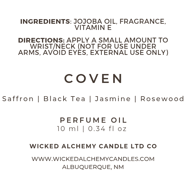 Perfume Oil Roller Ball 10ml