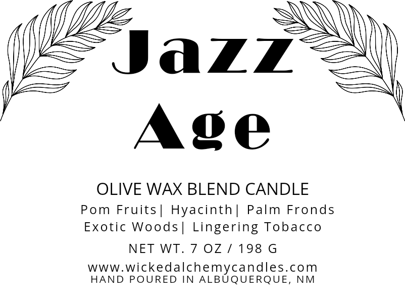 Jazz Age 7oz Cotton Wick Candle