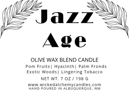 Jazz Age 7oz Cotton Wick Candle