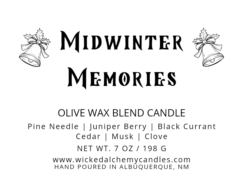 Midwinter Memories 7oz Cotton Wick Candle