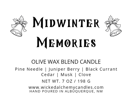 Midwinter Memories 7oz Cotton Wick Candle