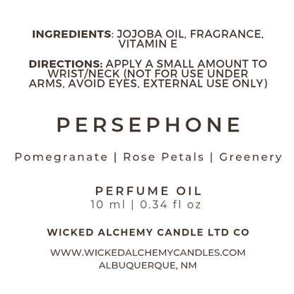 Perfume Oil Roller Ball 10ml
