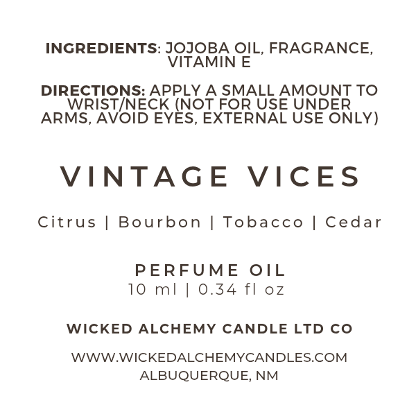 Perfume Oil Roller Ball 10ml