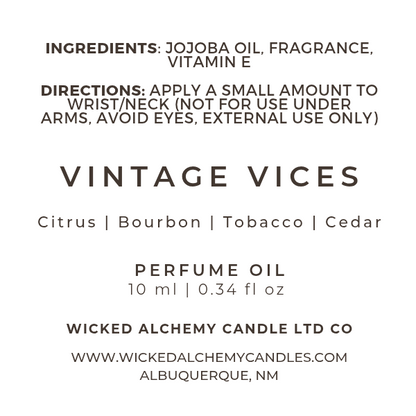 Perfume Oil Roller Ball 10ml